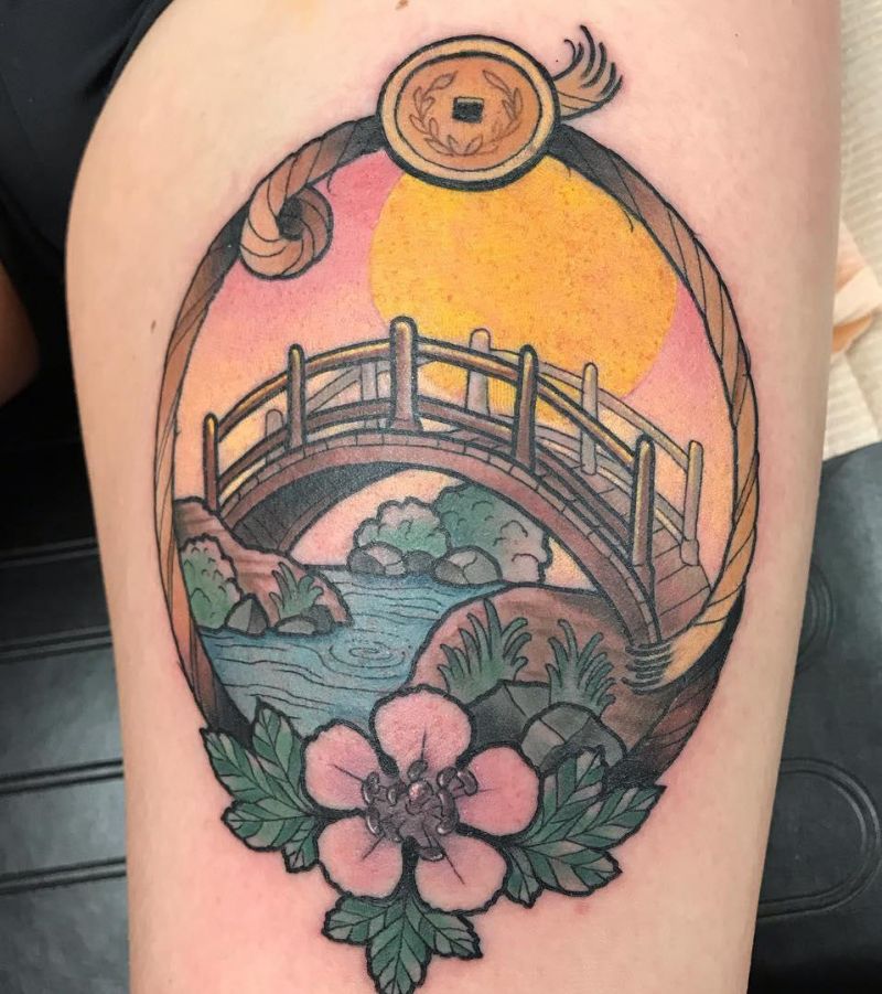 30 Pretty Bridge Tattoos for Your Inspiration