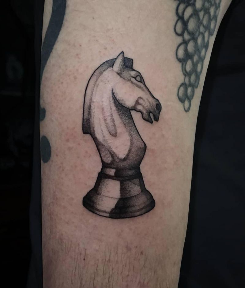 30 Pretty Chess Tattoos You Will Love