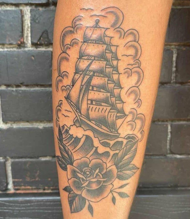 30 Gorgeous Clipper Tattoos You Can’t Miss