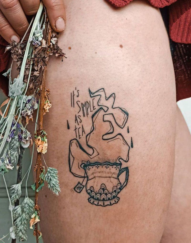 30 Pretty Cup Tattoos You Can’t Miss