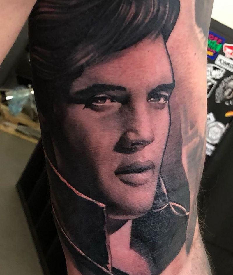 30 Pretty Elvis Tattoos You Will Love