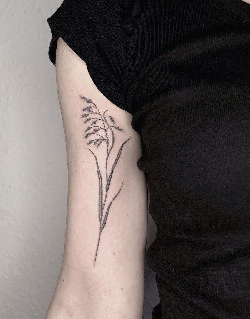 30 Pretty Grass Tattoos You Can’t Miss