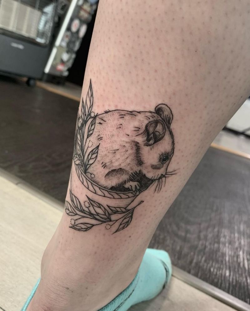 30 Cute Hamster Tattoos You Must See