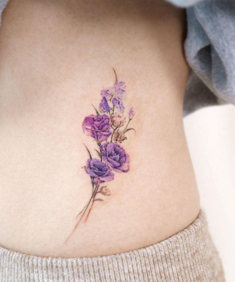 30 Pretty Lisianthus Tattoos You Must See