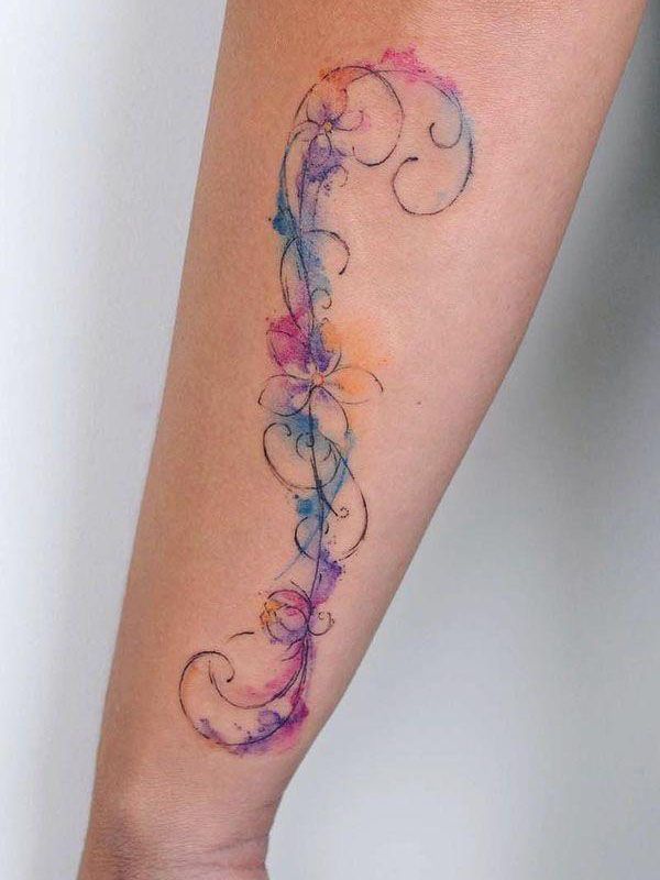 30 Pretty Swirl Tattoos to Inspire You