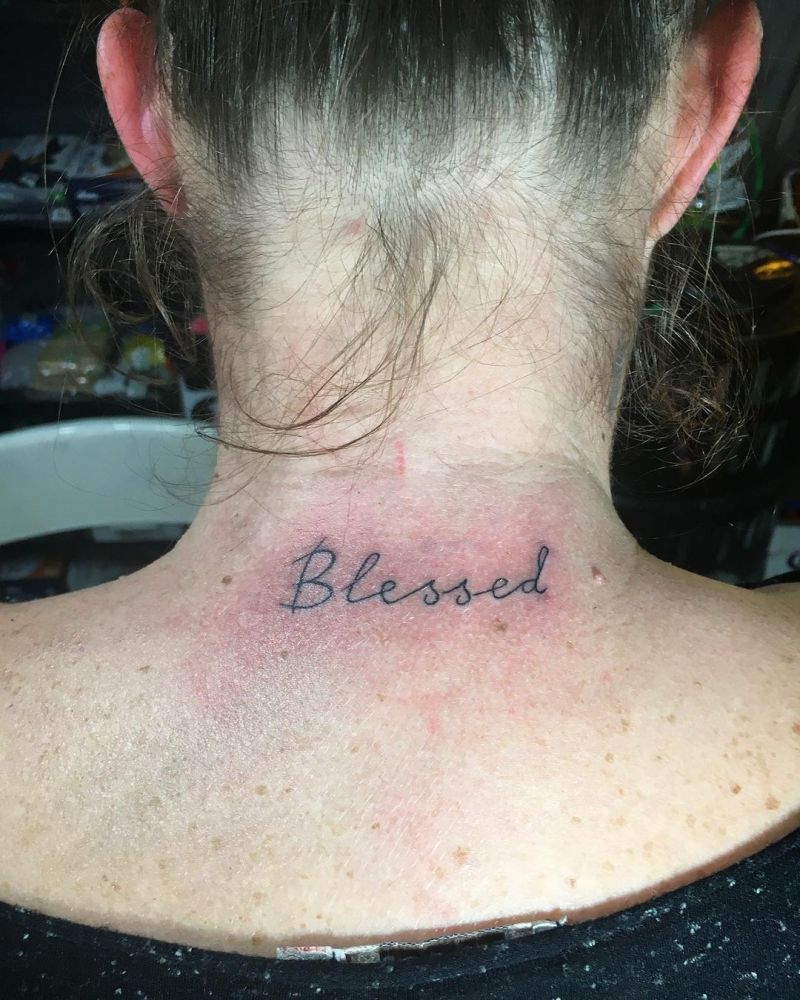 30 Pretty Blessed Tattoos You Can Copy