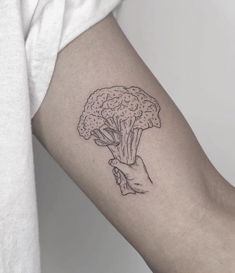 30 Pretty Broccoli Tattoos You Will Love