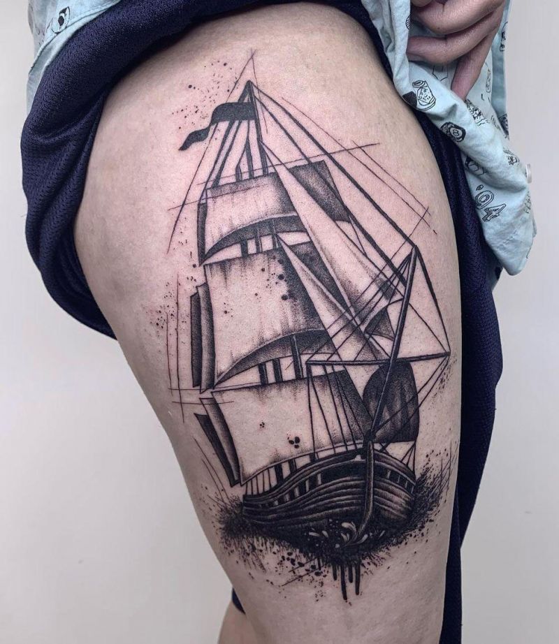 30 Gorgeous Clipper Tattoos You Can’t Miss