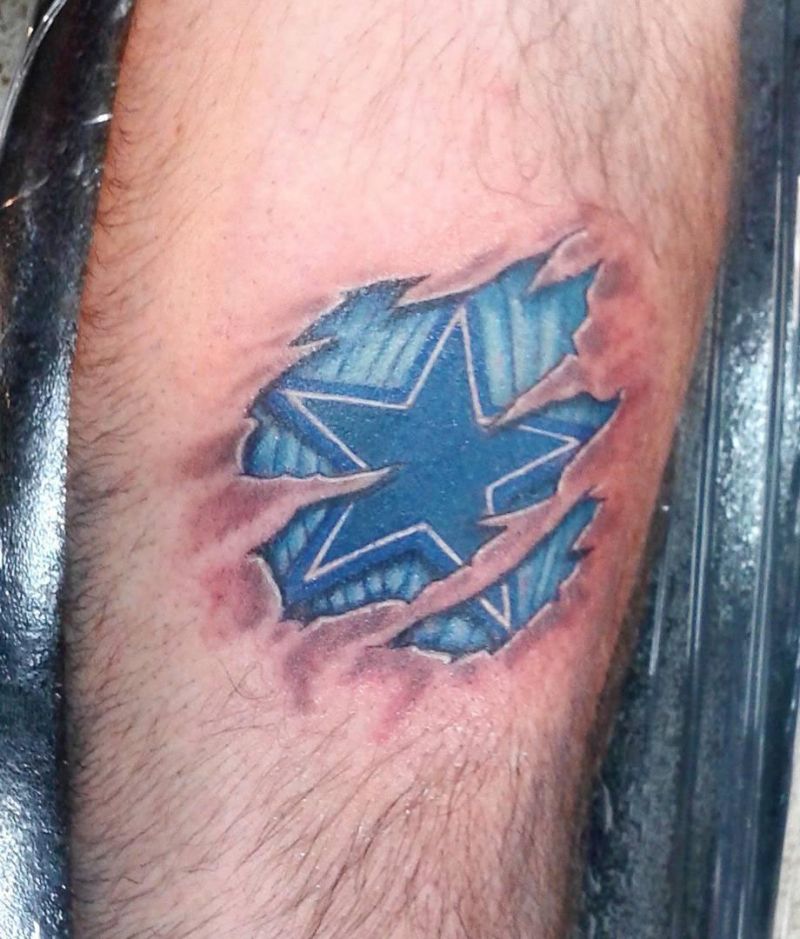 30 Pretty Dallas Cowboys Tattoos You Must Love