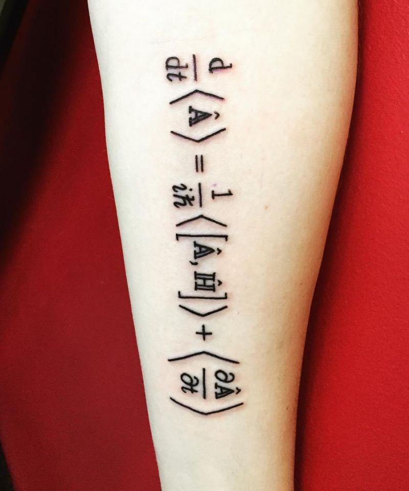 30 Unique Equation Tattoos You Must Try