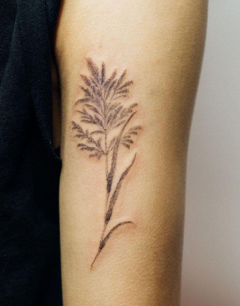 30 Pretty Grass Tattoos You Can’t Miss