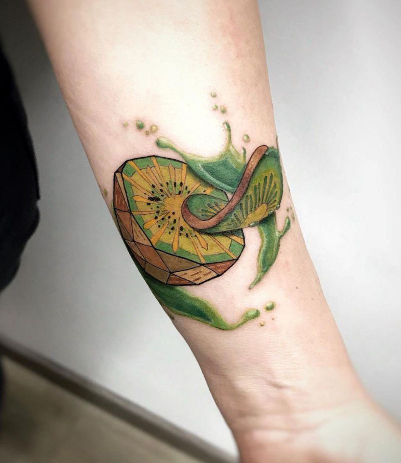 30 Pretty Kiwifruit Tattoos You Will Love