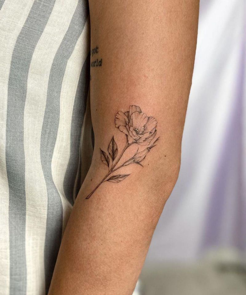 30 Pretty Lisianthus Tattoos You Must See