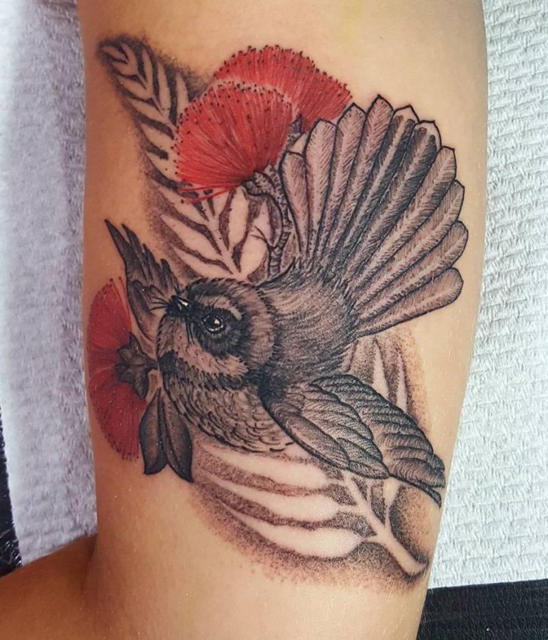 30 Pretty Pohutukawa Tattoos You Can Copy