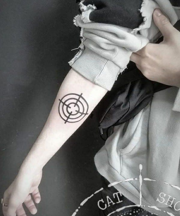 26 Elegant Target Tattoos You Must Try