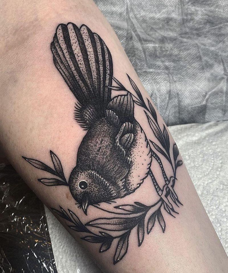 30 Pretty Willy Wagtail Tattoos You Must Love