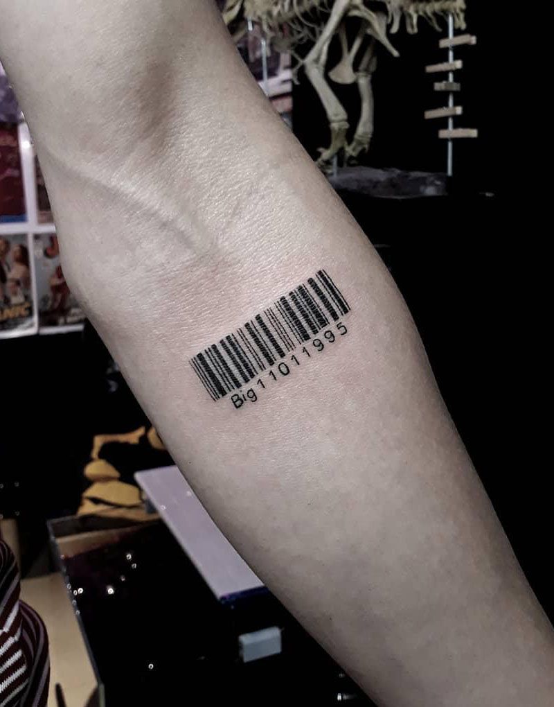 30 Unique Barcode Tattoos You Can Copy