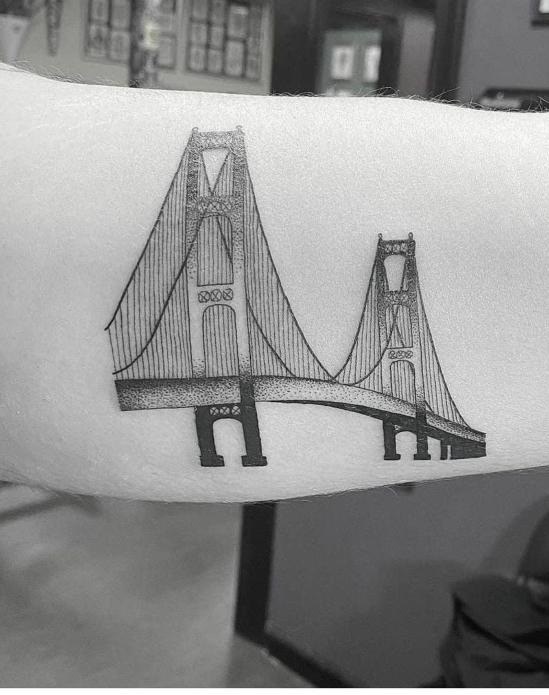 30 Pretty Bridge Tattoos for Your Inspiration