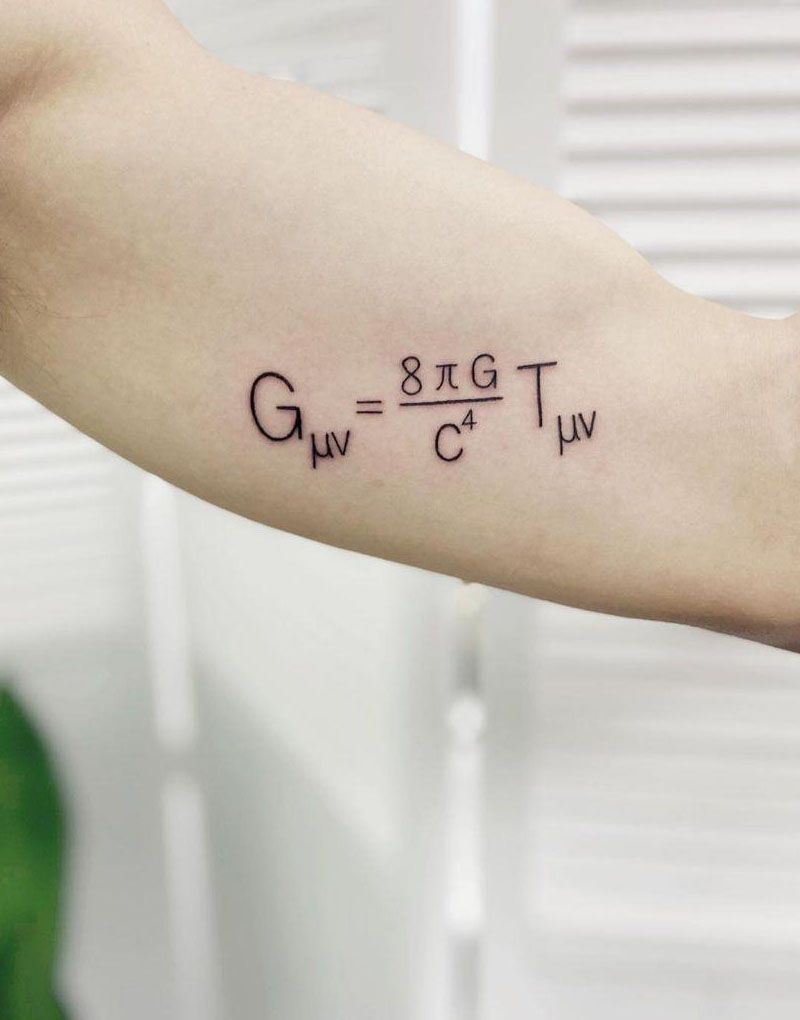 30 Unique Equation Tattoos You Must Try