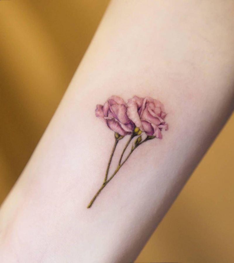 30 Pretty Lisianthus Tattoos You Must See