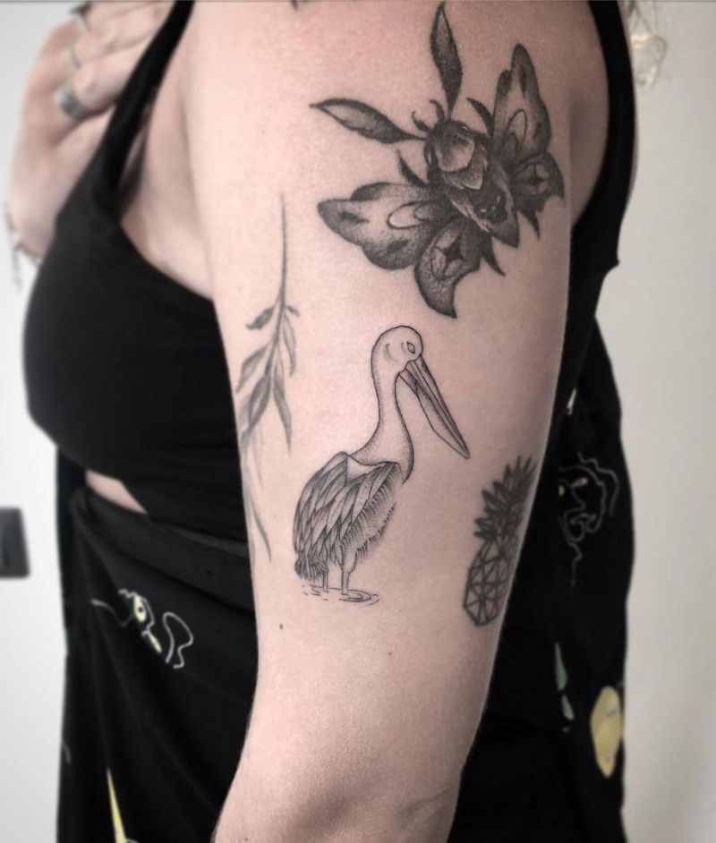 30 Pretty Pelican Tattoos You Can’t Miss