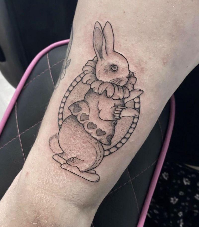 30 Wonderful Rabbit Tattoos Make You Attractive