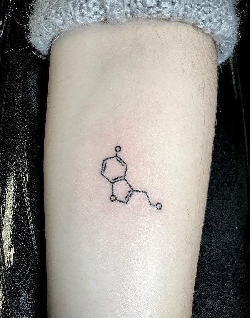 30 Pretty Serotonin Tattoos You Can't Miss