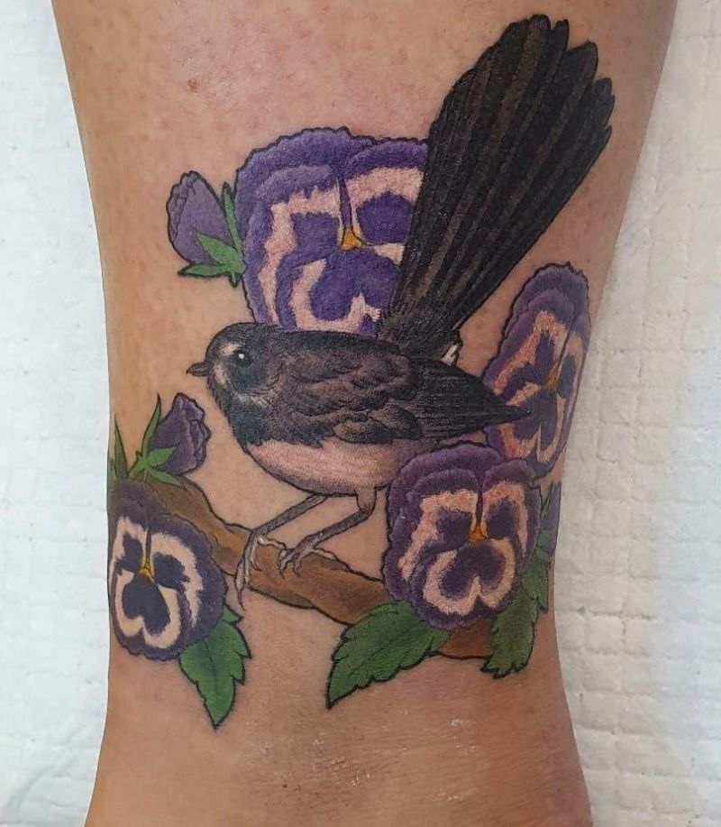 30 Pretty Willy Wagtail Tattoos You Must Love