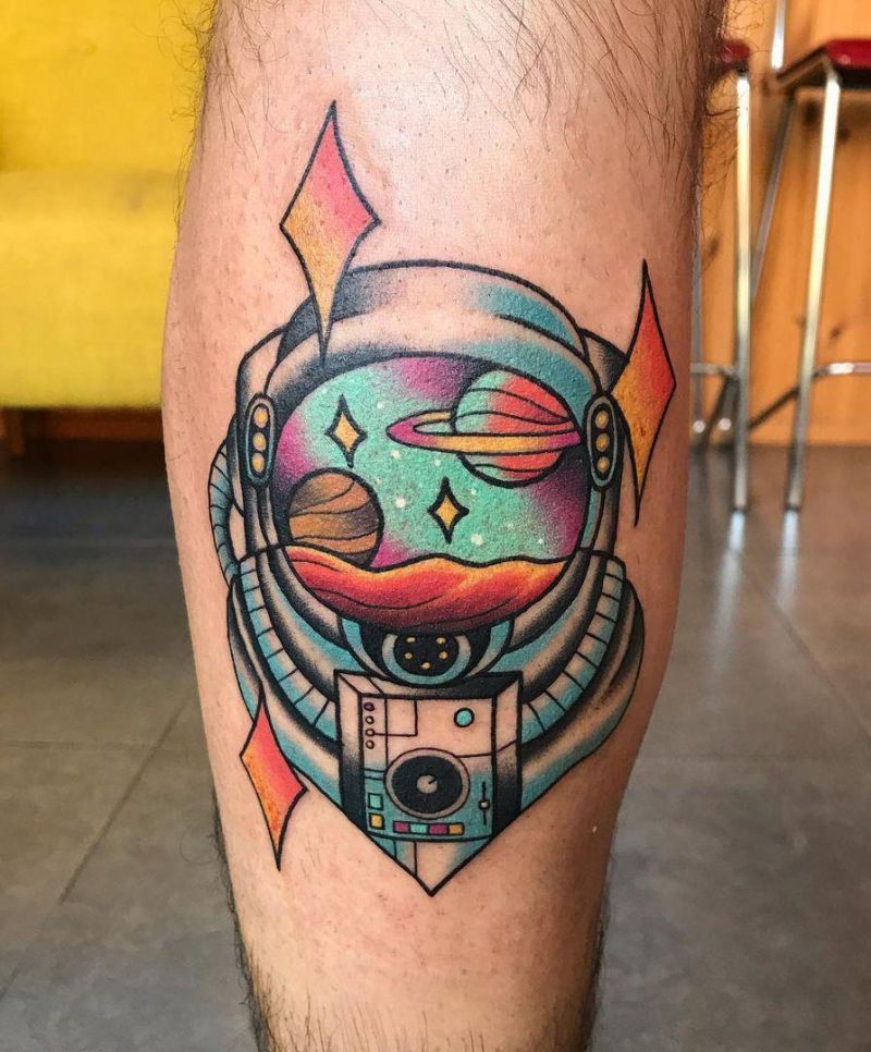 30 Pretty Astronaut Tattoos You Must Try