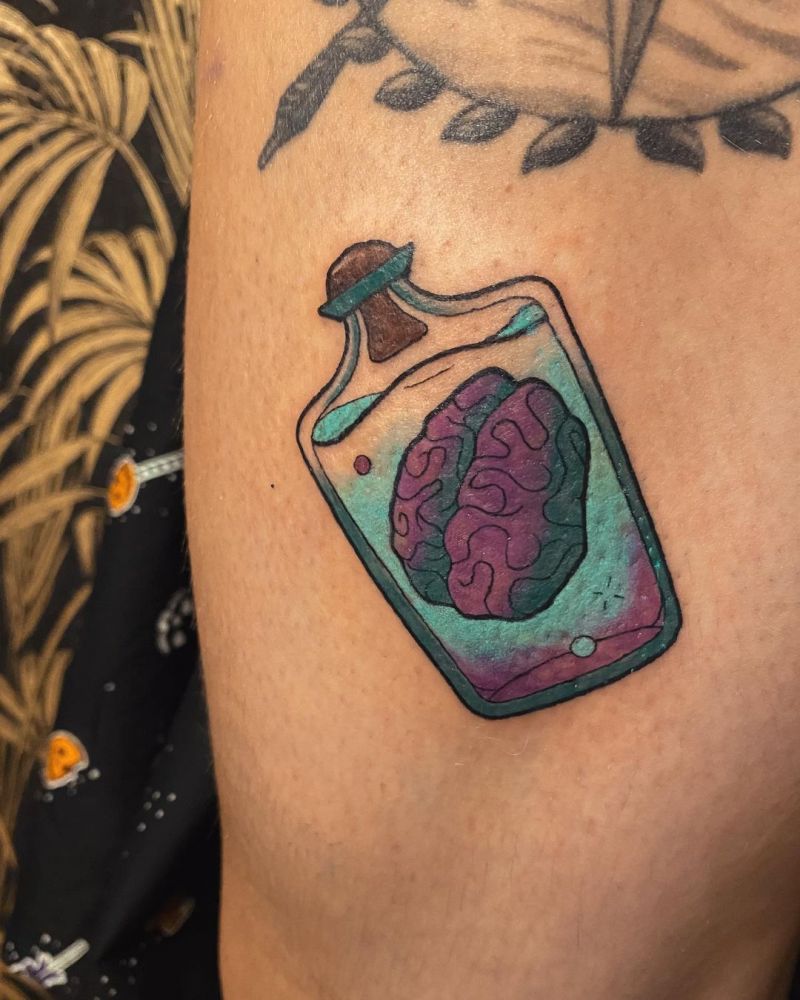 30 Pretty Bottle Tattoos You Will Love