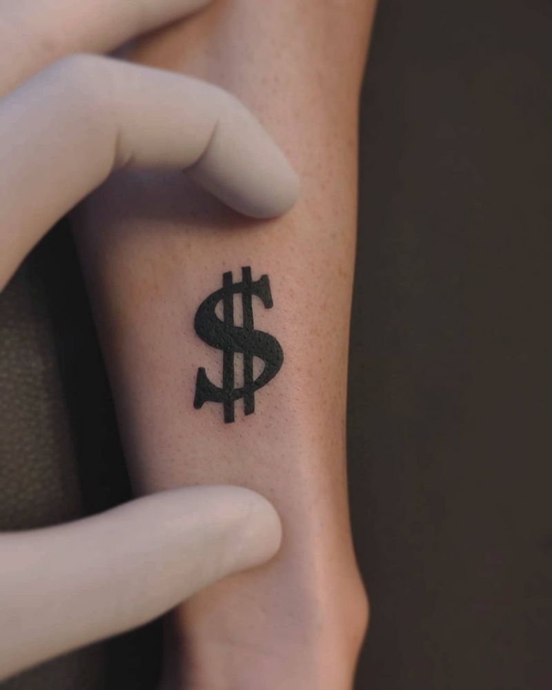 30 Pretty Dollar Tattoos You Can Copy