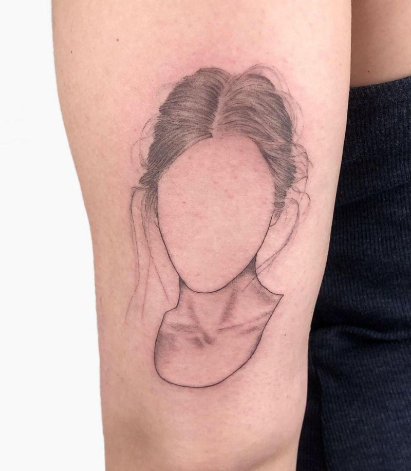 30 Unique Faceless Tattoos for Your Inspiration