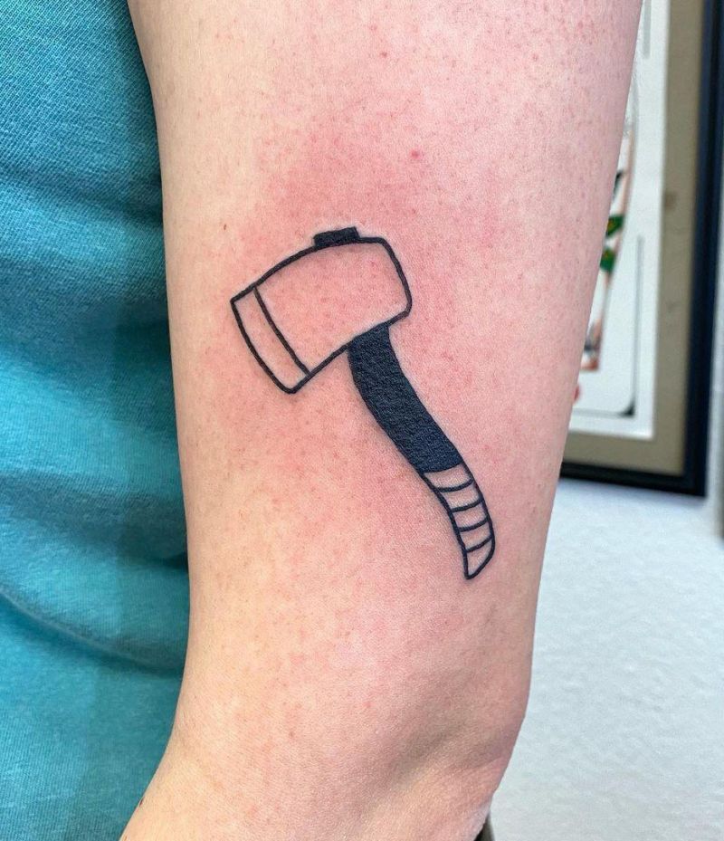 30 Gorgeous Hatchet Tattoos to Inspire You