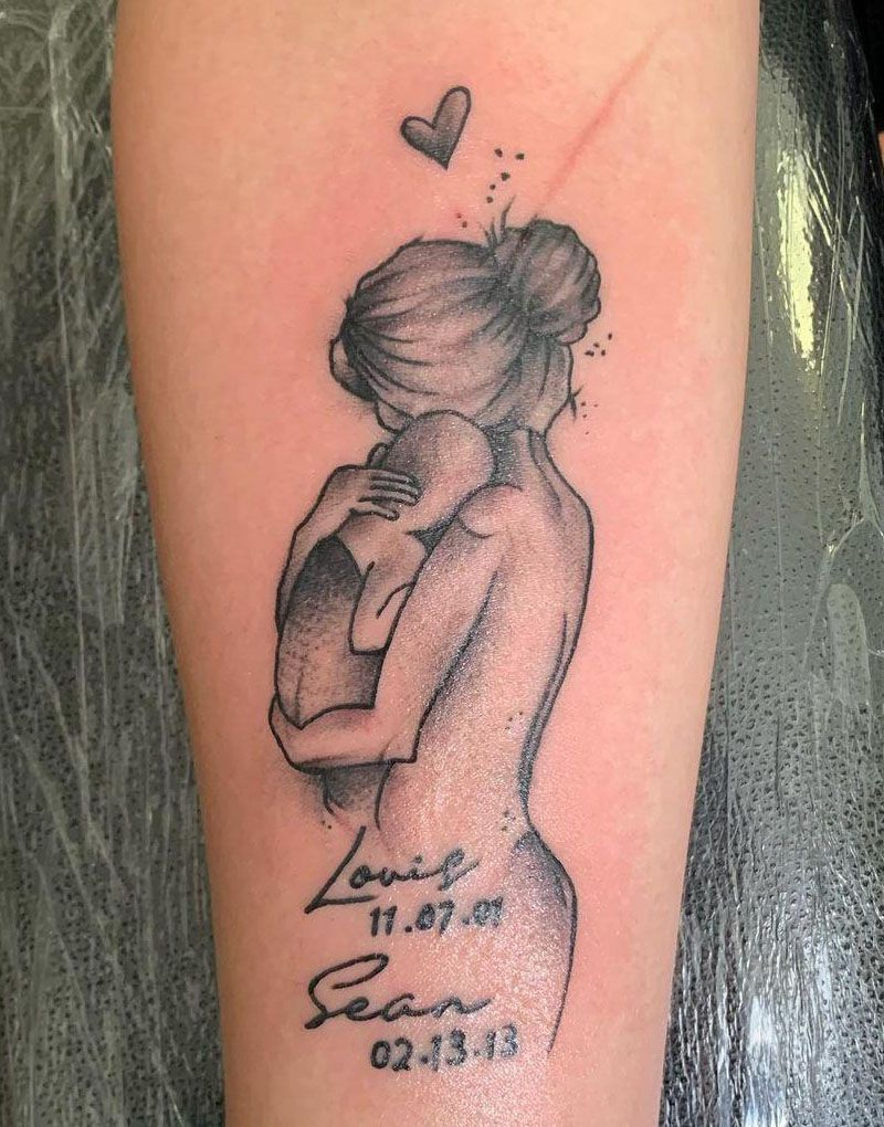 30 Delicate Mother Love Tattoos You Won't Regret
