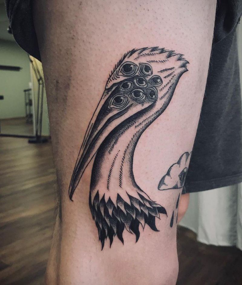 30 Pretty Pelican Tattoos You Can’t Miss