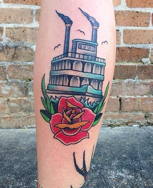 17 Pretty Steamboat Tattoos You Can Copy