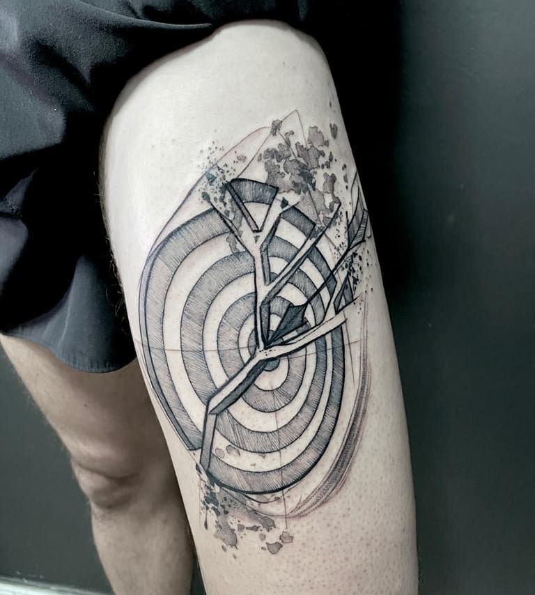 26 Elegant Target Tattoos You Must Try