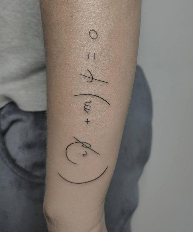 30 Unique Equation Tattoos You Must Try