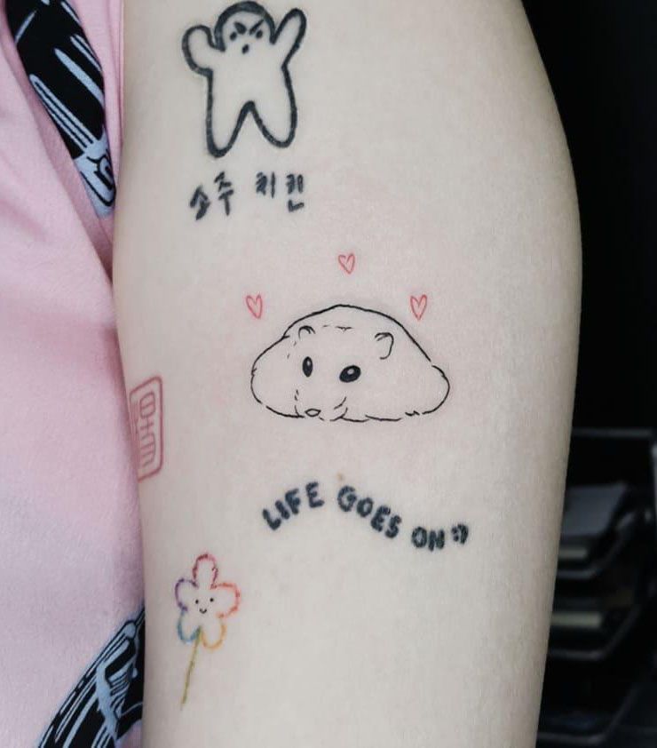 30 Cute Hamster Tattoos You Must See