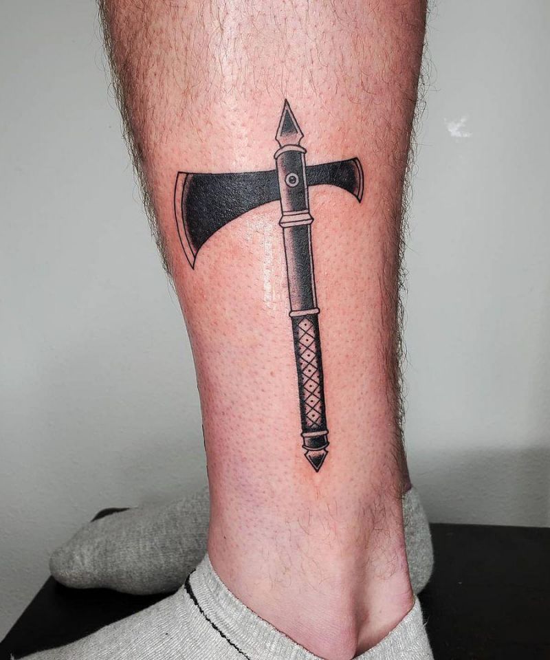 30 Gorgeous Hatchet Tattoos to Inspire You