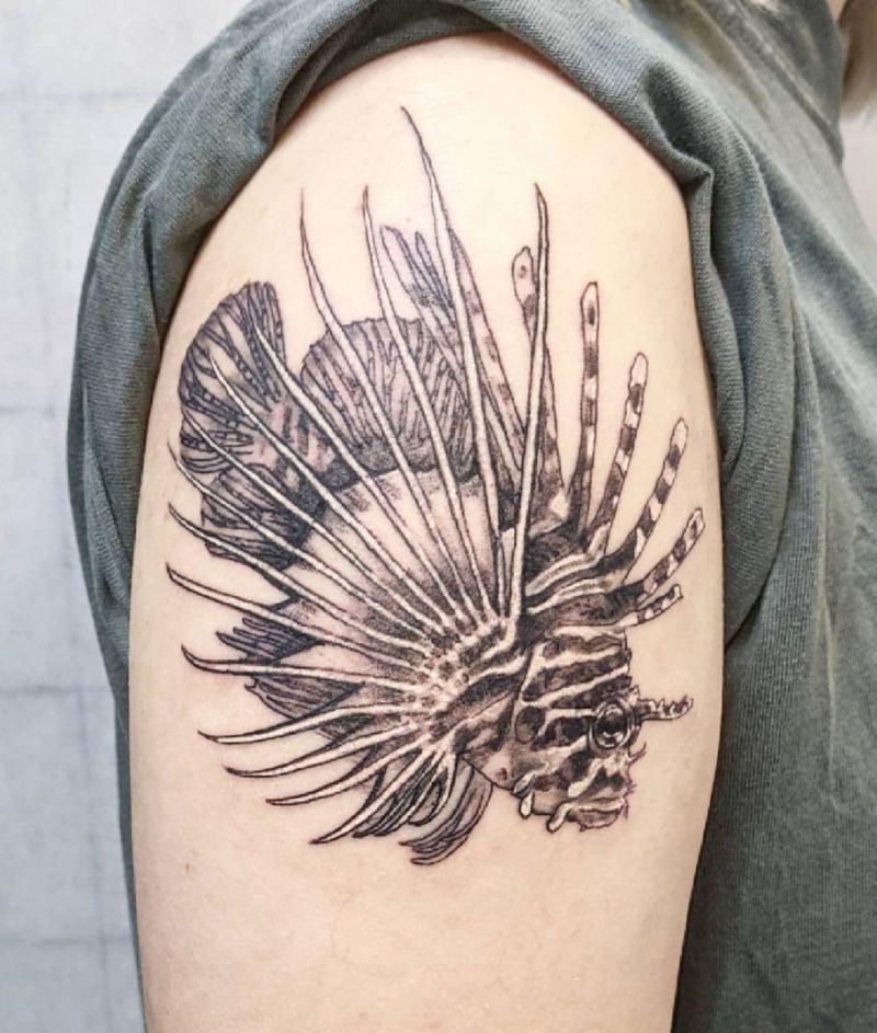 30 Gorgeous Lionfish Tattoos You Must Love