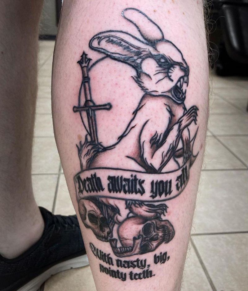 30 Wonderful Rabbit Tattoos Make You Attractive