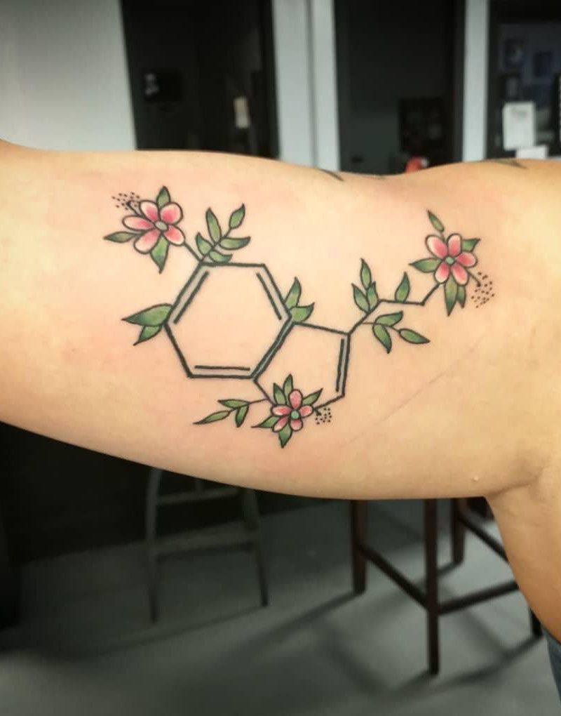 30 Pretty Serotonin Tattoos You Can't Miss