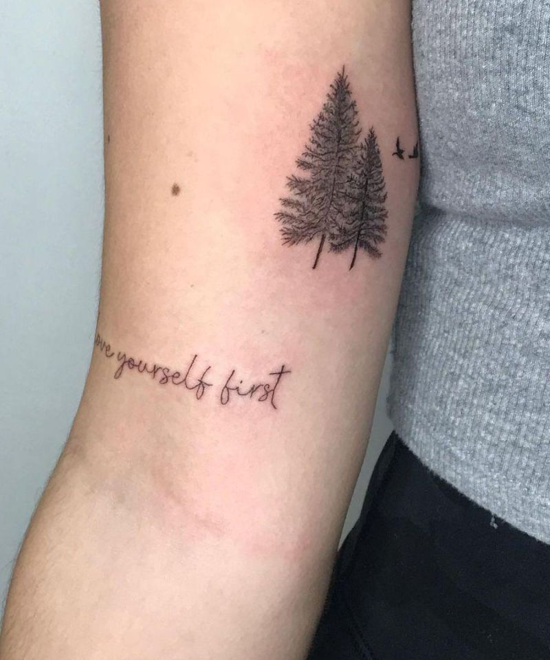 30 Pretty Spruce Tattoos You Can Copy