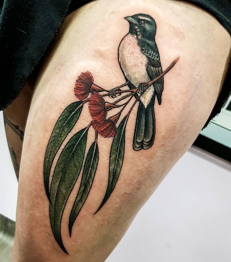 30 Pretty Willy Wagtail Tattoos You Must Love