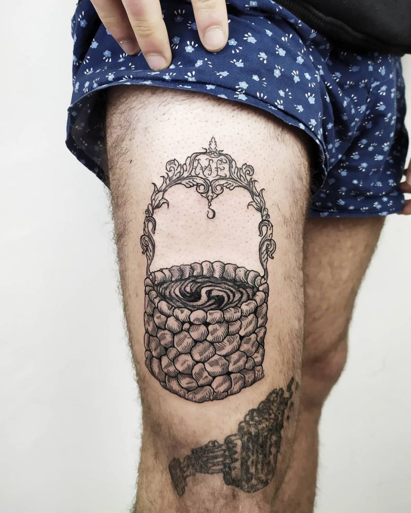 30 Pretty Wishing Well Tattoos You Can Copy