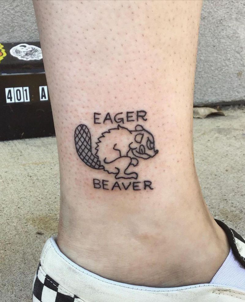 30 Cute Beaver Tattoos You Can’t Miss