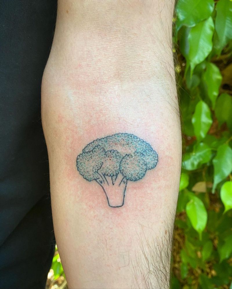 30 Pretty Broccoli Tattoos You Will Love