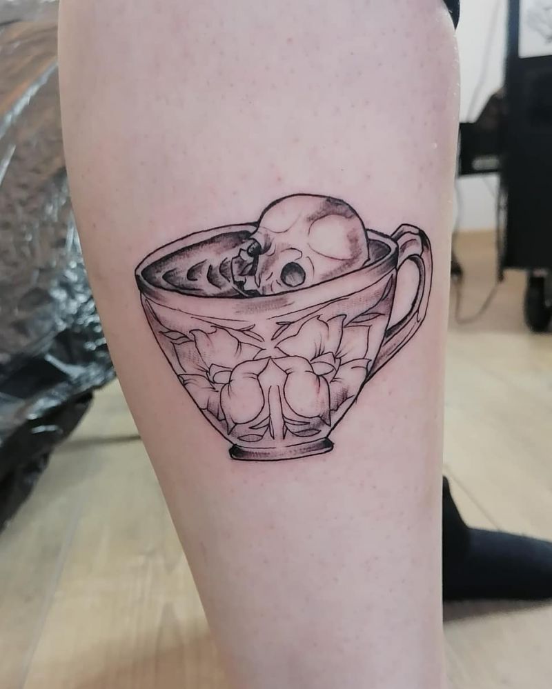 30 Pretty Cup Tattoos You Can’t Miss