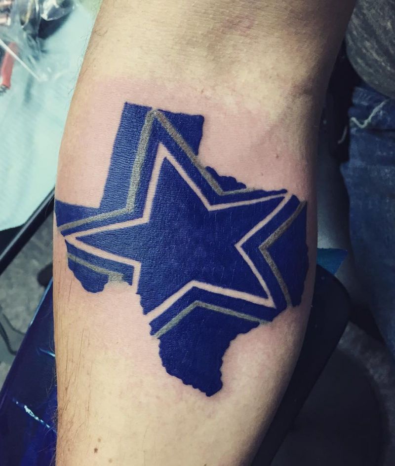 30 Pretty Dallas Cowboys Tattoos You Must Love